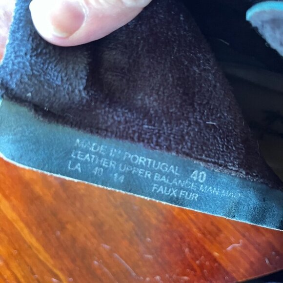 Dromedaris Women's Leather & Suede Ankle Boots -‎ Blue Size 40 - Picture 8 of 11